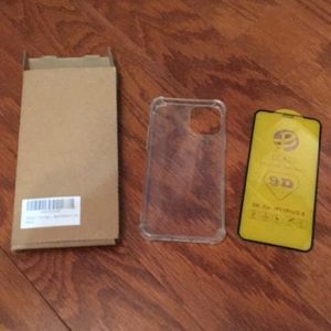 🌸New- IPhone11Pro Case Glass Screen Protector